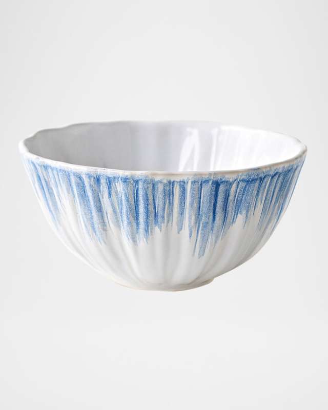 Bari Blue and White Cereal Bowl